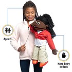 25  Black Girl Full Body Ventriloquist Puppet - Realistic And Engaging