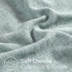 Set Of 2 Super Soft Textured Decorative Pillow Covers Lumbar Chenille Throw P   