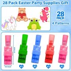 28 Pack Glow In The Dark Led Light Up Finger Lights For Green pink  Blue red 