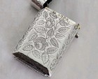 Antique Sterling Silver Vesta Match Case  Birmingham 1883  George Unite And Sons