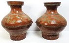 Pair Of Chinese Eastern Han Dynasty Hu Jars Antique