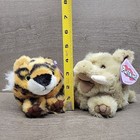 Lot Of 2 Puffkins Plushes Plush Tipper Tiger Wally Warthog Stuffed Animals