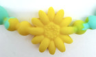 Silicone Teething Necklace For Baby Or Mom To Wear Bpa Free Rainbow Colorful