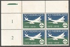 Netherlands 1959 40th Anniversary Of Klm - Blocks Of 4