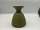 Vtg Floraline  433 Matte Green Pedestal Vase  Planter 7 1 4    T