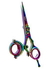 360   Swivel Handle Hair Cutting Scissors     Professional Salon Barber Shears