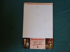 35 Vintage Budweiser Two Sided Paper Beer Menus