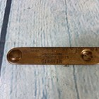 Vintage Letter Opener Metal Advertising Ruler Memphis Linen Supply Tennessee