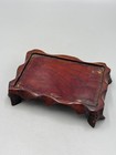 Antique Chinese Republic Period Old Rosewood Carved Rectangular Stand 4 75  
