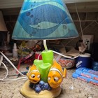 New Disney Pixar Finding Nemo Marlin  Lamp Light Up Base Hampton Bay 284-322