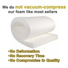 24 x48  High Density Upholstery Foam Sheet Seat Cushion 1 In To 6 In Thickness