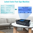 Dual Detox Ionic Foot Bath Spa Cleanse Massage Machine W  Infrared Belt Home