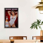 Cold Beer And Sexy Poster 16x24 Funny Bar Wall Art Man Cave Sexy Girl Bar Decor