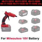 Cordless Hot Melt Glue Gun For Crafts   Diy Art For Milwaukee 18v Li-ion Battery