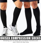 Compression Socks For Women   Men  3 Pairs  - Small-medium 07 Black 3 Pairs