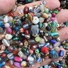  25  Original Native American Indian Glass Trade Beads  Oregon Late 1800s-1910