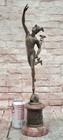 16 75 h Bronze Statue Of Flying Mercury Bronze Sculpture Signed  Giambologna