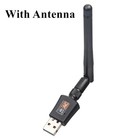 600mbps Wireless Usb Wifi Adapter Dongle Dual Band 2 4g 5ghz W antenna 802 11ac