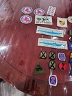 Huge Lot Of   Vintage Military Patches   Stickers   See Pics  Free Shipping
