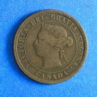 1876 H Canadian Large Cent