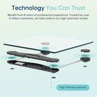 Digital Body Weight Bathroom Scale  400 Lbs  Blue Lcd 