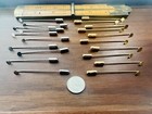 20 Vintage Stick Pin Blanks Jewelry Making Unfinished Diy Gold   Silver 5mm Pads
