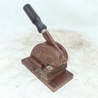 Antique Letterpress Paper Press Bureau Letterhead Device Embossing Rare