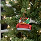 Kurt Adler German Shepherd Dog In Back Of Truck Christmas Ornament