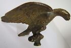 Eagle Antique Bronze Finial Architectural Hardware Element Gold Gilt Patina