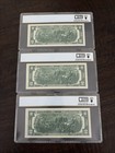 1976  2 Dollar Federal Reserve Note Bill Graded Ppq 65 Consecutive