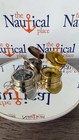 Antique Finish Brass Compass With Hinged Lid  Old Pocket Style  Maritime