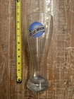 Vintage Blue Moon Weighted Bottom Pilsner Beer Glass Authentic Bar Pub Glass