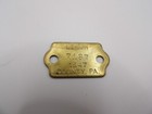 Vintage 1947 Lehigh County  Pa   Brass Dog Tag  Tax  License   7187