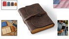 Chic Dark Brown Leather Diary  4 8x6 5 Inches - Multi-purpose Writing Notebook