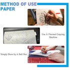3mm Tattoo Skin Practice Kit - 13pcs Fake Skin And Stencil Paper Kit Including 3