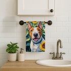 Caroline s Treasures English Bull Terrier In Sunflowers Kitchen Towel