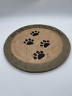 Pet Cat Memorial Garden 12    Resin Stepping Stone Grave Marker Feline Paw Prints