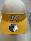 Kyle Busch  18 M m s Nascar Racing Yellow Adjustable Visor Hat New Era One Size