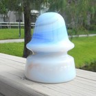 Great Swirled Milkglass Mclaughlin Commemorative Signal Style Glass Insulator