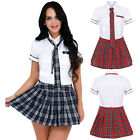 Women Sexy Lingerie School Girl Uniform Cosplay Students Outfits Costume Dress