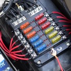 12-way Blade Fuse Box Block Holder Led Indicator 12v 32v Car Marine Waterproof