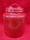 Rae Dunn By Magenta Red Merry Christmas Holiday Canister Candy  Cookie Jar New