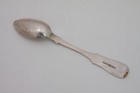Coin Silver Teaspoon     Unknown Maker