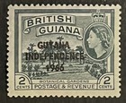 Travelstamps  1966-67 British Guiana Independence Op Stamps - 2c Mint Mogh