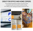 30 Transparency Film Paper Sheets For Inkjet Printer Overhead Projector Screen