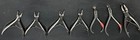 Lot Of 7 Stainless Dental Tools Pliers Ortho Technology  E  Mittenberg Vintage