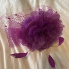 Women Fascinators Hat Feathers Tea Party Hair Clip Veil Headband