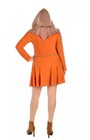 Spirit Halloween Trick R Treat Sam Hooded Dress Costume Adult Size Plus1x 18-20 
