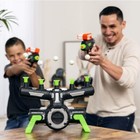 Glow-in-the-dark Floating Target   Blaster Set 24 Darts 20 Targets 2 Guns