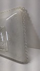 Vintage Square Frosted Glass Ceiling Light Shade Starburst Candlewick Edge